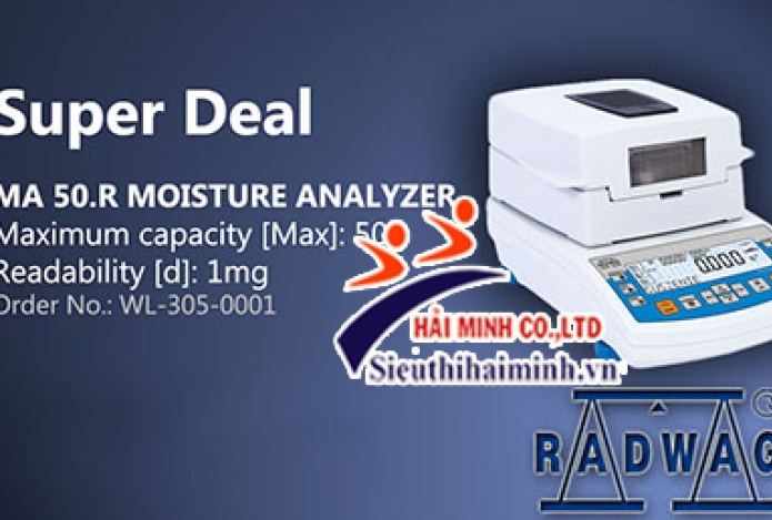 Bán cân phân tích độ ẩm Radwag MA50.R đúng giá