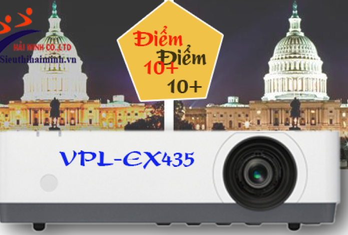 [VPL-EX435]- Máy chiếu Sony HD 3.200 lumens đáng mua