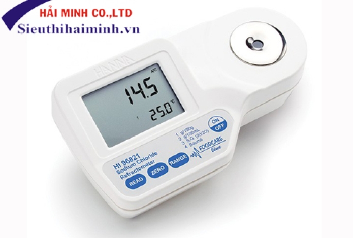 Mua máy đo độ mặn giá rẻ Hanna HI96821 – sản phẩm ưu việt cho ngành thực phẩm