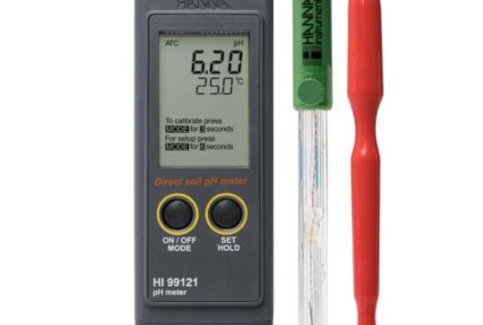 Cách sử dụng máy đo pH đất HANNA HI99121