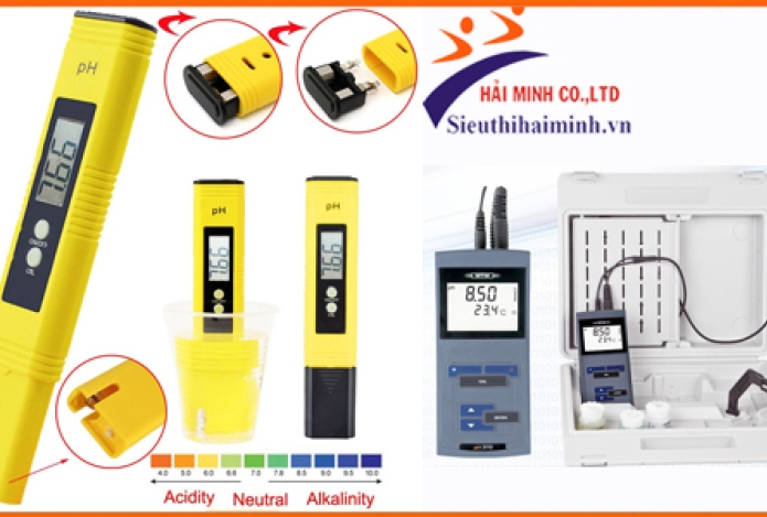 Giới thiệu một số loại máy đo độ pH phổ biến hiện nay