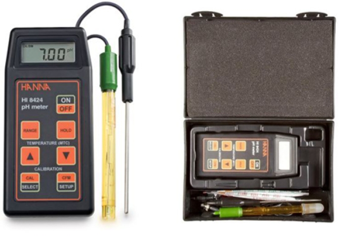 Đánh giá máy đo pH cầm tay Hanna Hi 8424