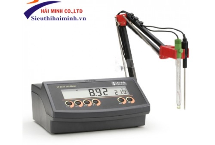 Cấu tạo máy đo pH Hanna HI 2210 – 02