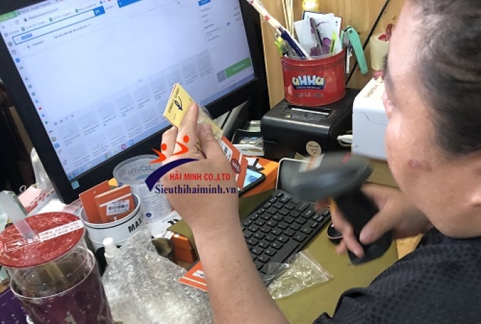 Giao máy đọc mã vạch 1D SC-870G ở Quận 1 (22/4/2021)