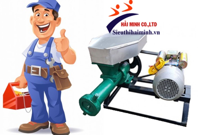 Giới thiệu máy đùn cám viên trục ngang HMV-03