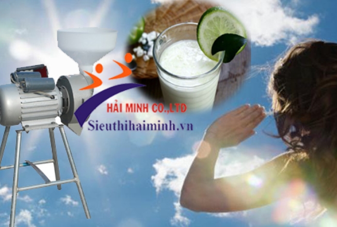 Giải nhiệt ngày hè bằng bột sắn dây làm từ máy nghiền bột