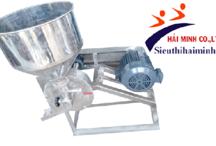 Xay bột bằng máy nghiền bột nước inox Yamafuji 100A