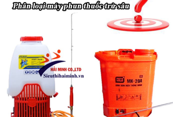 Phân loại máy phun thuốc trừ sâu
