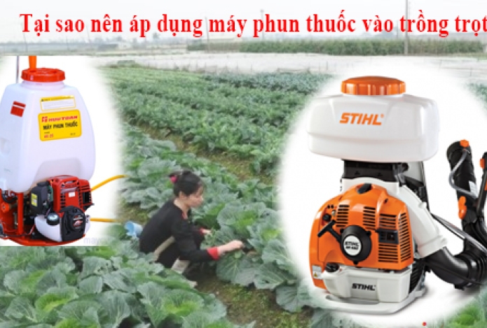 Tại sao nên áp dụng máy phun thuốc vào trồng trọt