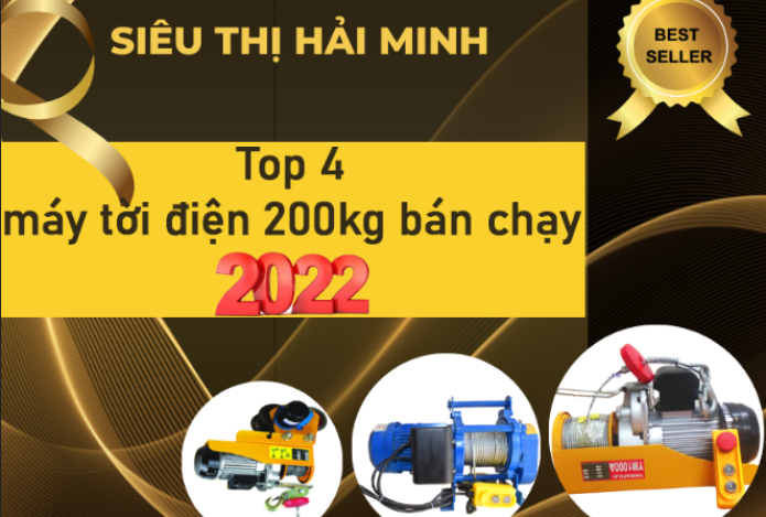 Top 4 máy tời điện 200kg bán chạy và thông số kĩ thuật quan trọng cần biết
