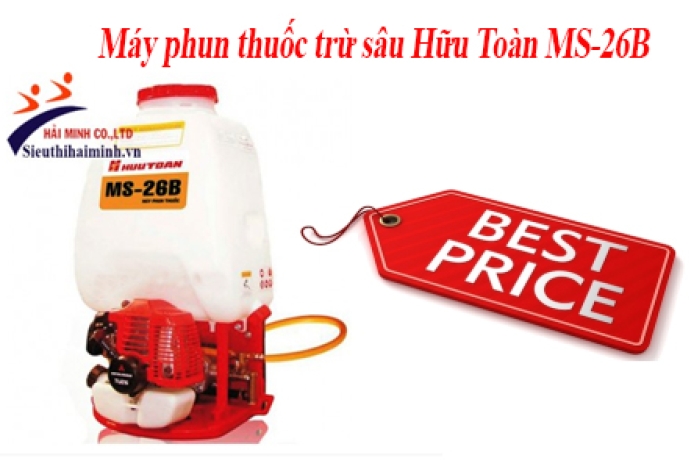 Đánh giá chất lượng máy phun thuốc sâu MS-26B Hữu Toàn