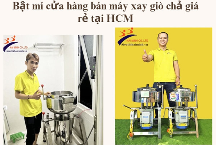 Bật mí cửa hàng bán máy xay giò chả giá rẻ tại HCM