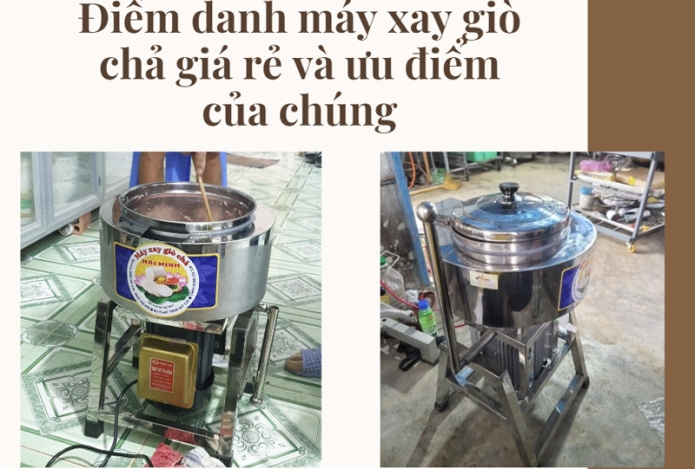 Điểm danh máy xay giò chả giá rẻ và ưu điểm của chúng