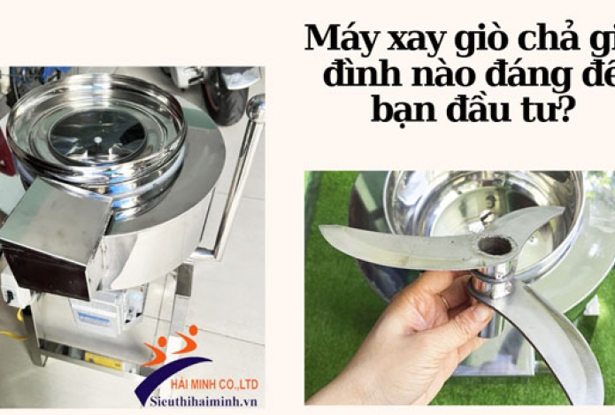 Máy xay giò chả gia đình nào đáng để bạn đầu tư?
