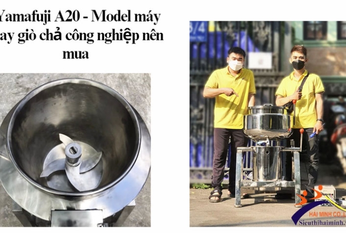 Yamafuji A20 - Model máy xay giò chả công nghiệp nên mua