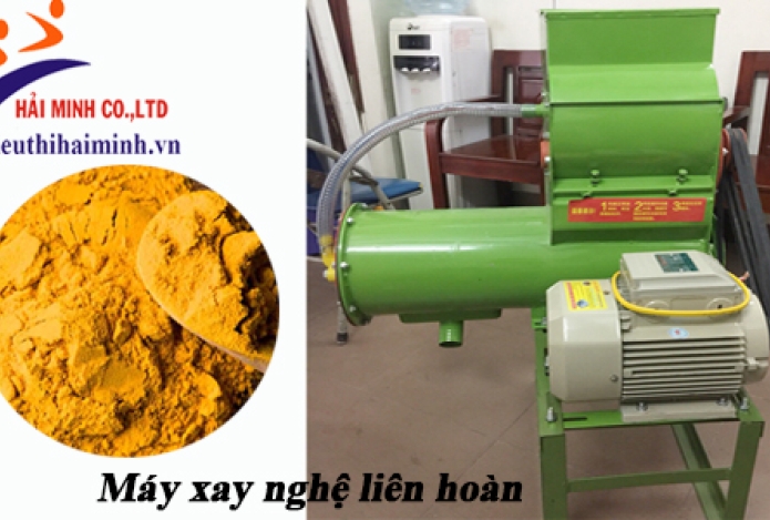 Giới thiệu 2 dòng máy nghiền vắt nghệ liên hoàn bán chạy nhất tại Hải Minh