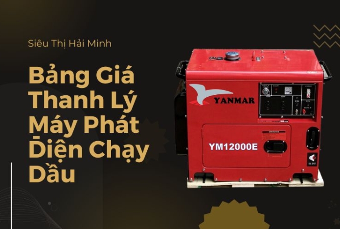 Bảng Giá Thanh Lý Máy Phát Điện Chạy Dầu