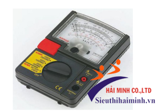 An tâm sử dụng khi mua máy đo điện trở cách điện tại siêu thị hải minh