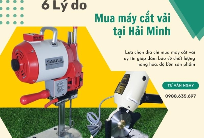 6 Lý do nên mua máy cắt vải tại Siêu thị Hải Minh