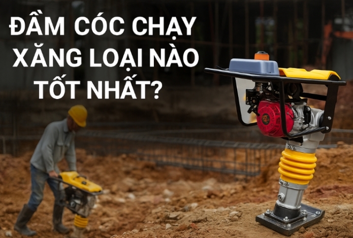 Đầm cóc chạy xăng loại nào tốt nhất? Kinh nghiệm chọn máy