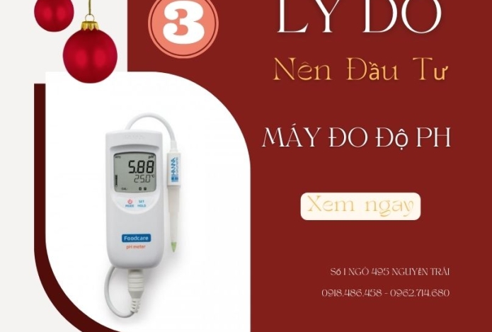 3 Lý Do Nên Đầu Tư Máy Đo Độ Ph Cho Ngành Thực Phẩm
