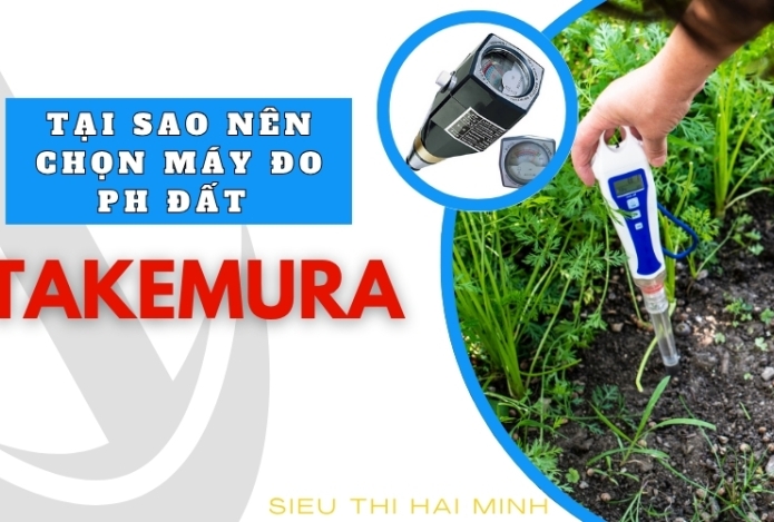 Tại sao nên chọn máy đo ph đất của Takemura
