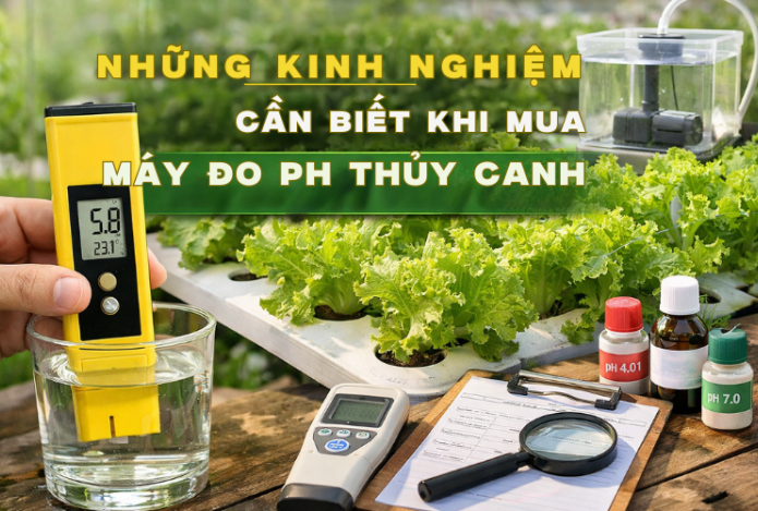 Những Kinh Nghiệm Cần Biết Khi Mua Máy Đo pH Thủy Canh 