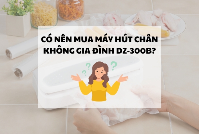 Có nên mua máy hút chân không gia đình DZ-300B?