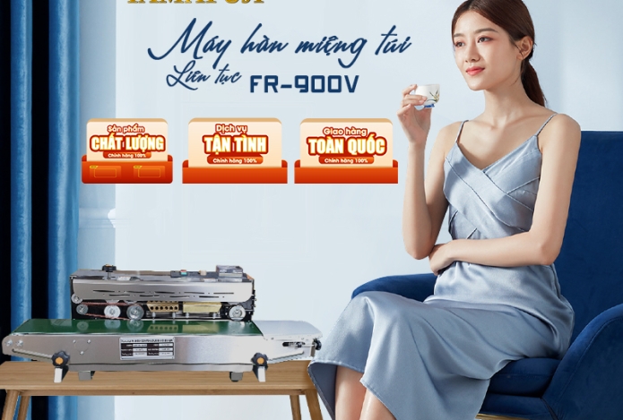 Review chi tiết máy hàn túi liên tục FR-900V từ người dùng