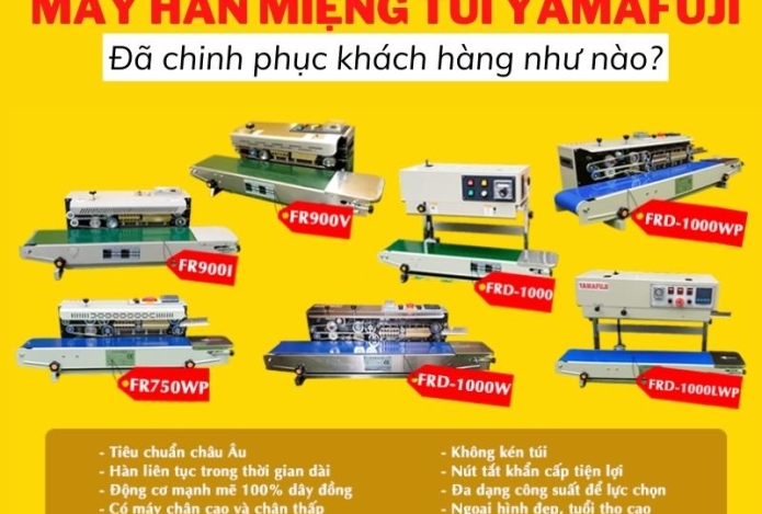 Máy Hàn Miệng Túi Liên Tục Yamafuji Đã 