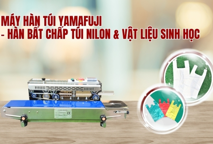 Máy hàn túi Yamafuji – Hàn bất chấp túi nilon & vật liệu sinh học