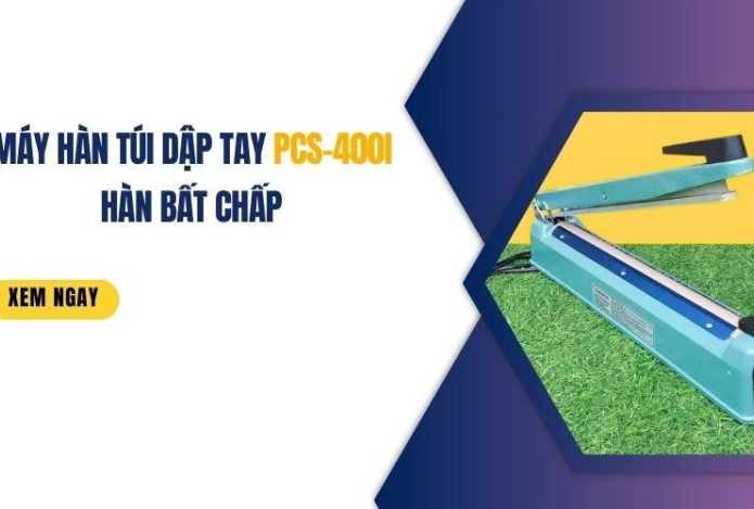 Máy Hàn Túi Dập Tay Pcs-400i Hàn Túi Bất Chấp