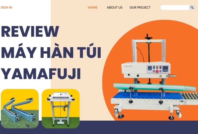 Review máy hàn túi Yamafuji - phân biệt thật giả nhanh chóng