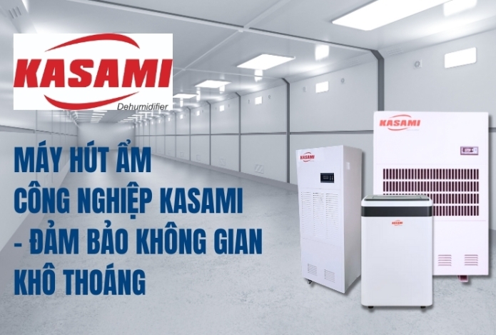 Máy Hút Ẩm Công Nghiệp Kasami – Đảm Bảo Không Gian Khô Thoáng