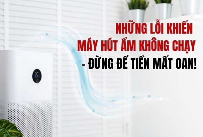 Những Lỗi Khiến Máy Hút Ẩm Không Chạy – Đừng Để Tiền Mất Oan!