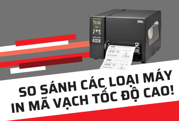 So sánh các loại máy in mã vạch tốc độ cao, đâu là lựa chọn tối ưu cho kho vận?