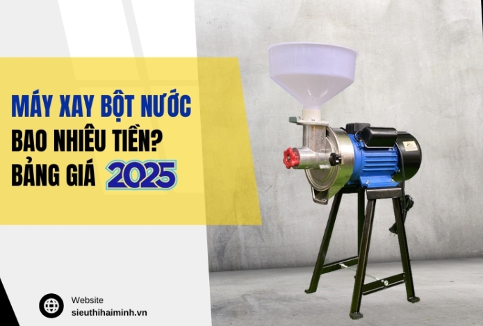 Máy Xay Bột Nước Bao Nhiêu Tiền? Bảng Giá 2025