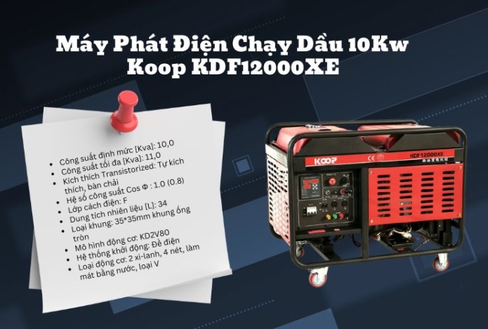 Tổng Kho Máy Phát Điện 10kw Chạy Dầu Số 1 Thị Trường