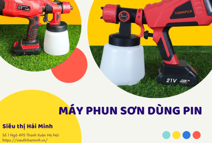 Mua máy phun sơn dùng pin ở đâu? Loại nào tốt nhất?