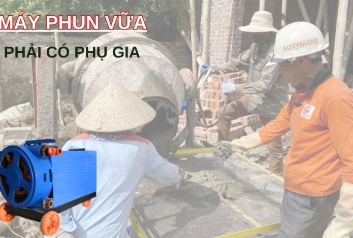 Máy Phun Vữa Không Sử Dụng Phụ Gia Có Được Không ?