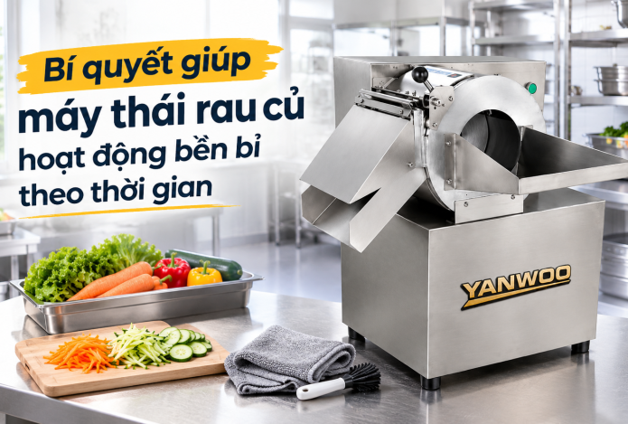 Bí quyết giúp máy thái rau củ hoạt động bền bỉ theo thời gian