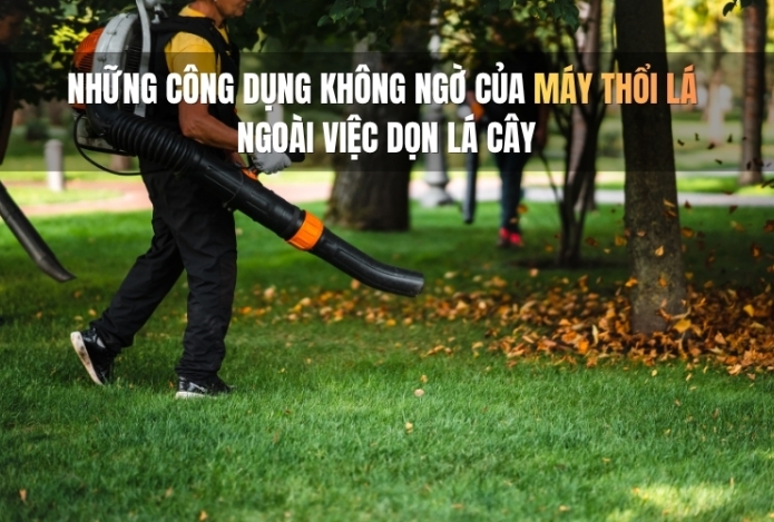 Những công dụng không ngờ của máy thổi lá ngoài việc dọn lá cây