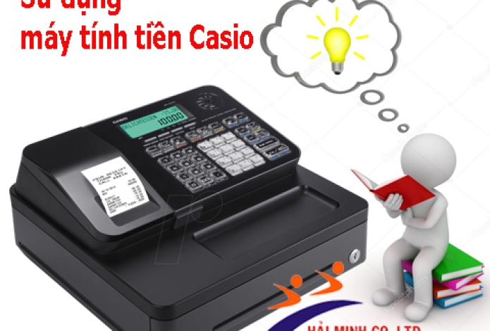 7 bước sử dụng máy tính tiền Casio thật đơn giản.