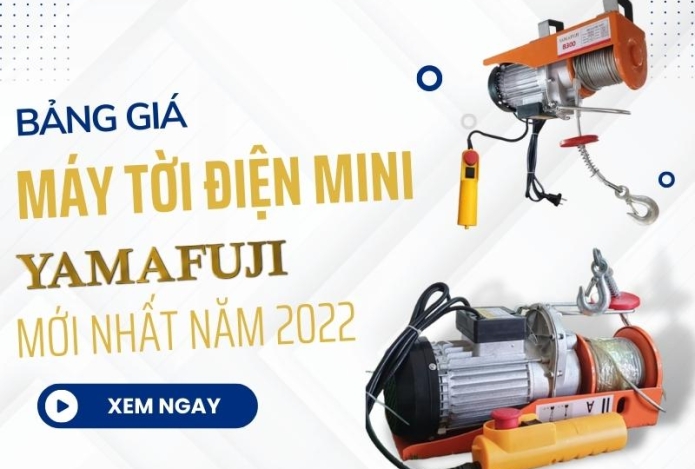 Bảng Giá Mới Nhất Năm 2022 Của Máy Tời Điện Mini Yamafuji