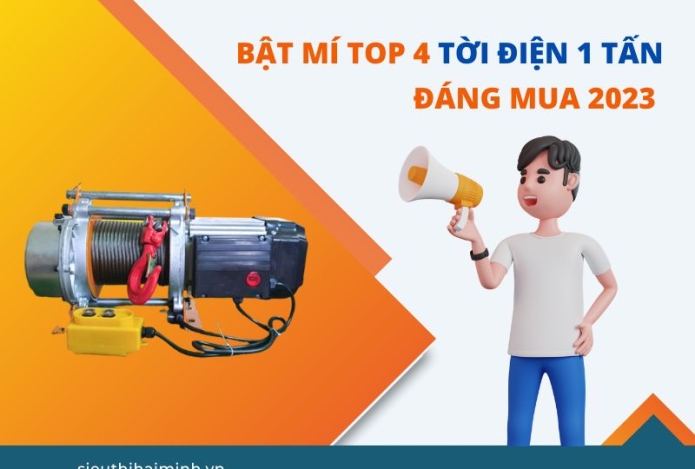 Bật Mí Top 4 Tời Điện 1 Tấn (1000kg) Đáng Mua 2023