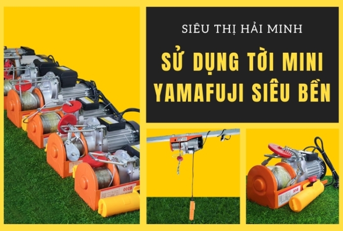 Bí Quyết Giúp Máy Tời Điện Mini Yamafuji Siêu Bền
