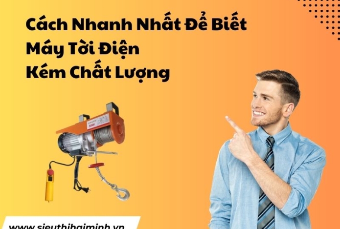 Cách Nhanh Nhất Để Biết Máy Tời Điện Kém Chất Lượng