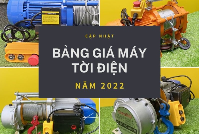 Cập Nhật Bảng Giá Máy Tời Điện Mới Nhất Năm 2022 