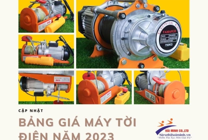 Cập Nhật Bảng Giá Máy Tời Điện Năm 2023