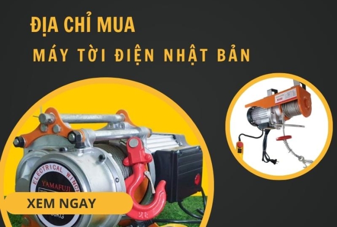 Địa chỉ mua máy tời điện Nhật Bản tại Việt Nam